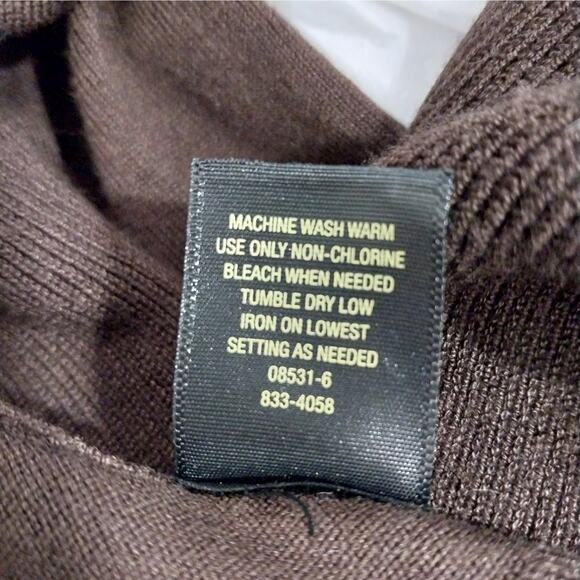 NWT! WORTHINGTON! ESPRESSO BROWN RIBBED KNIT DUSTER CARDIGAN SWEATER! SZ XL - Picture 9 of 10